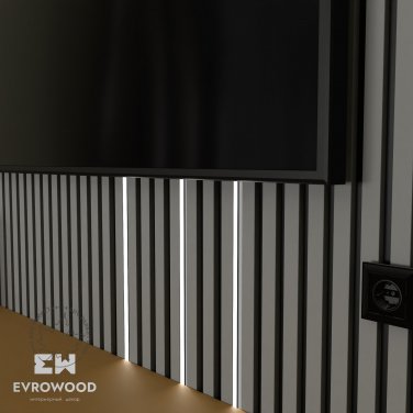 Фото товара Декоративная рейка для LED подсветки Evrowood R 020