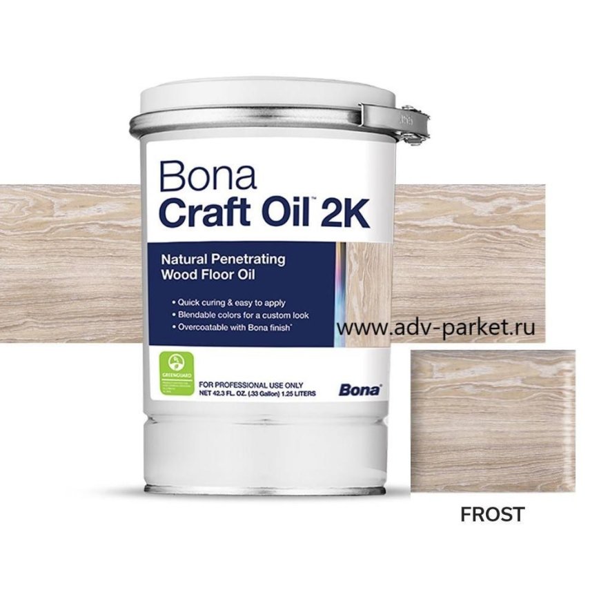 Масло для паркета и древесины Bona Craft Oil 2K цветное
