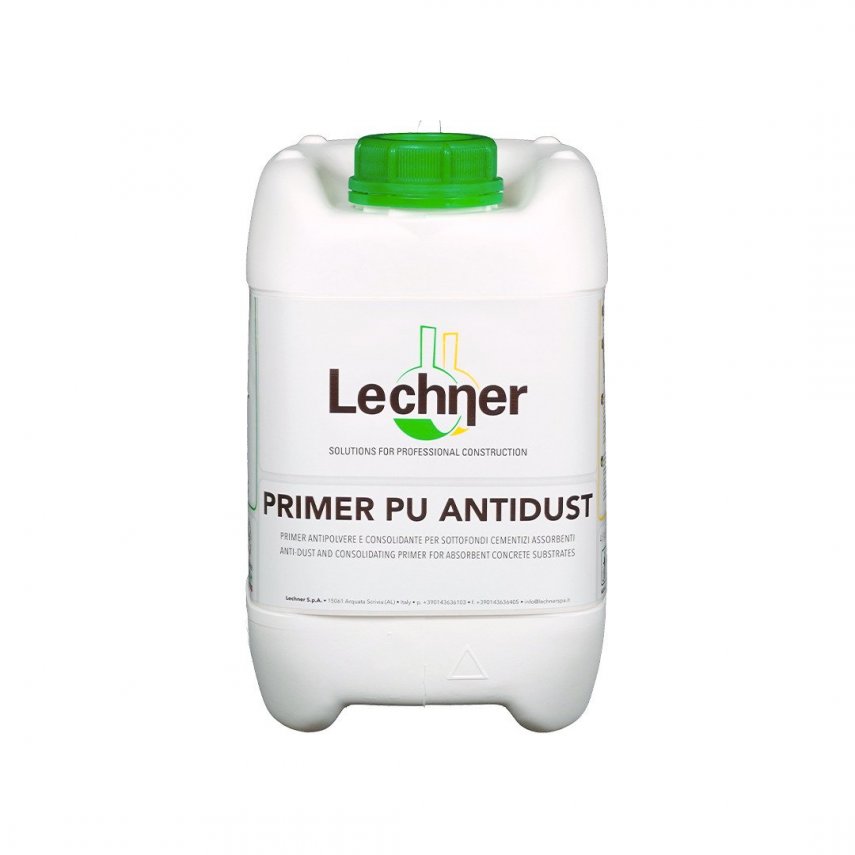Грунтовка для стяжки и фанеры Lechner Antidust primer PU