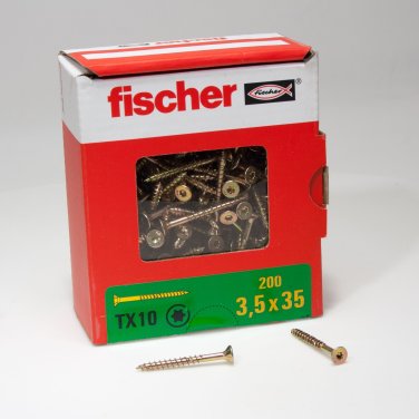 Фото товара Fischer саморезы для паркета 3,5x35 мм